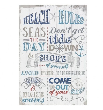 Decoratiune Beach Rules